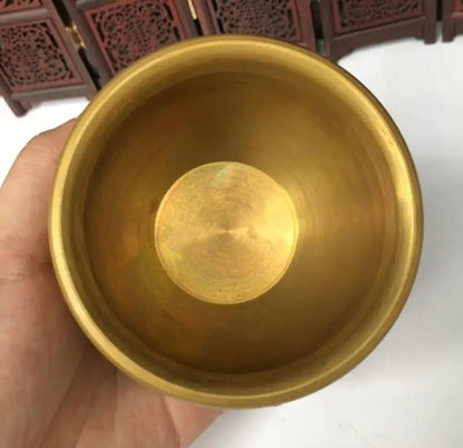 China brass seiko water cylinder small crafts statue