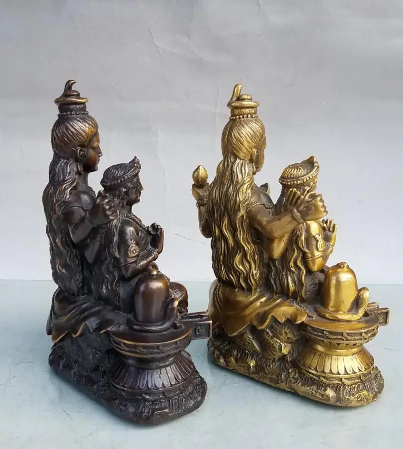 China brass seiko wealth goddess crafts statue