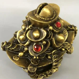 China brass treasure bowl Piggy bank crafts statue