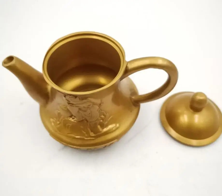 China brass zhong kui teapot small crafts statue