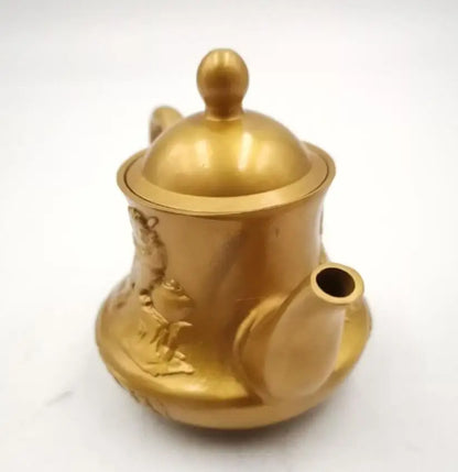 China brass zhong kui teapot small crafts statue