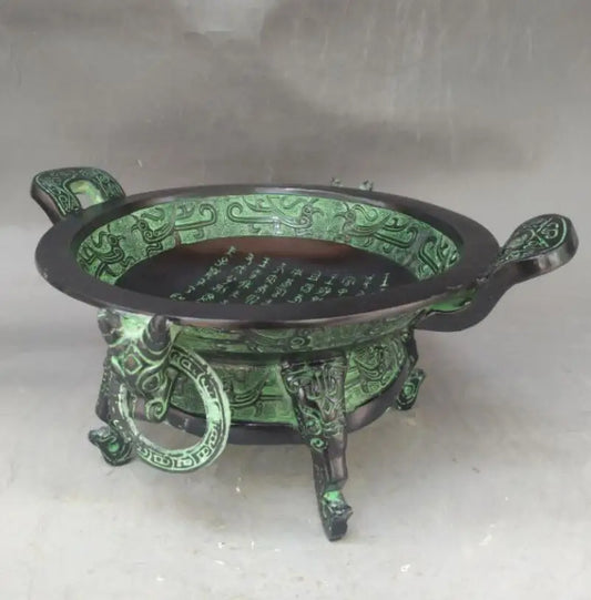 China bronze Three feet cornucopia crafts statue