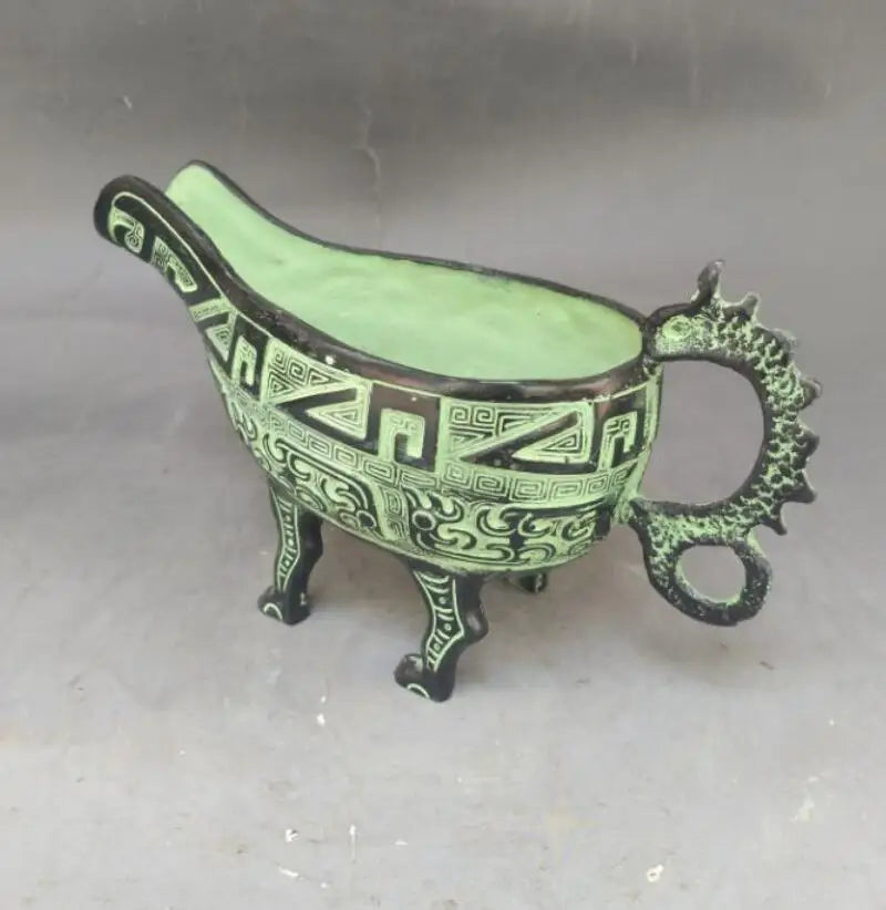 China bronze archaize cup crafts statue