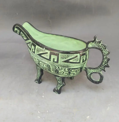 China bronze archaize cup crafts statue
