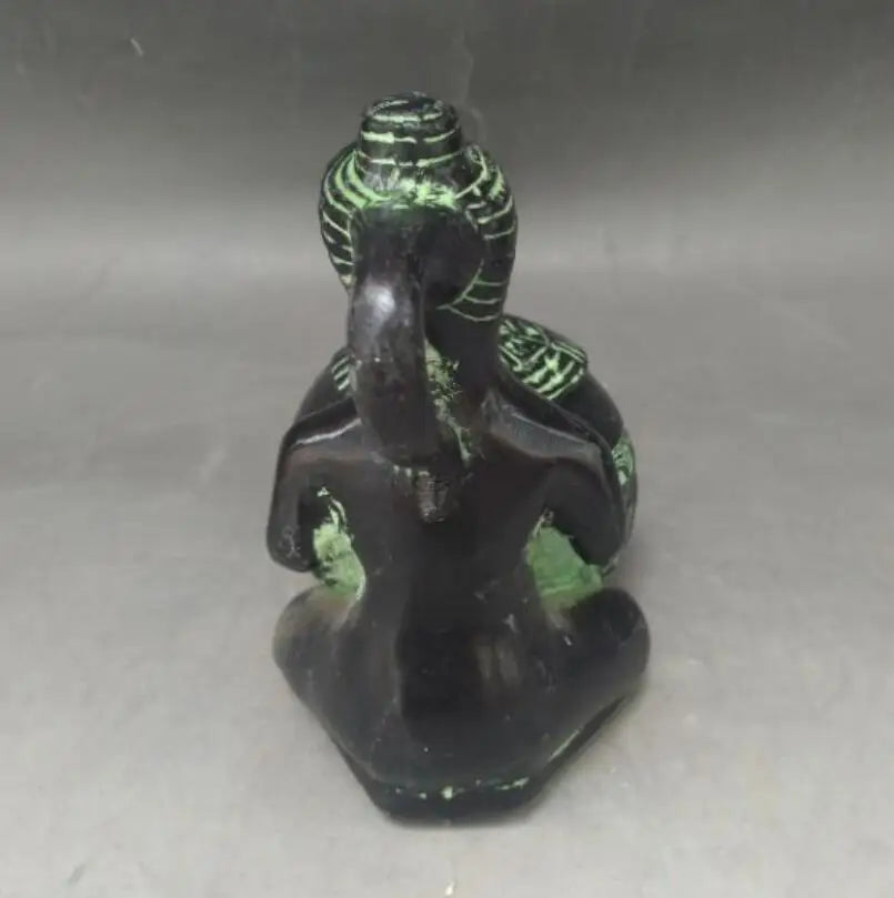 China bronze beauty teapot crafts statue