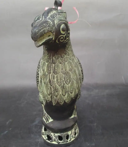 China bronze eagle teapot crafts statue
