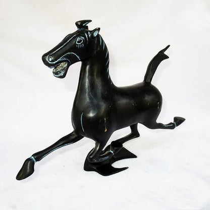 China bronze horse stepped swallows crafts statue