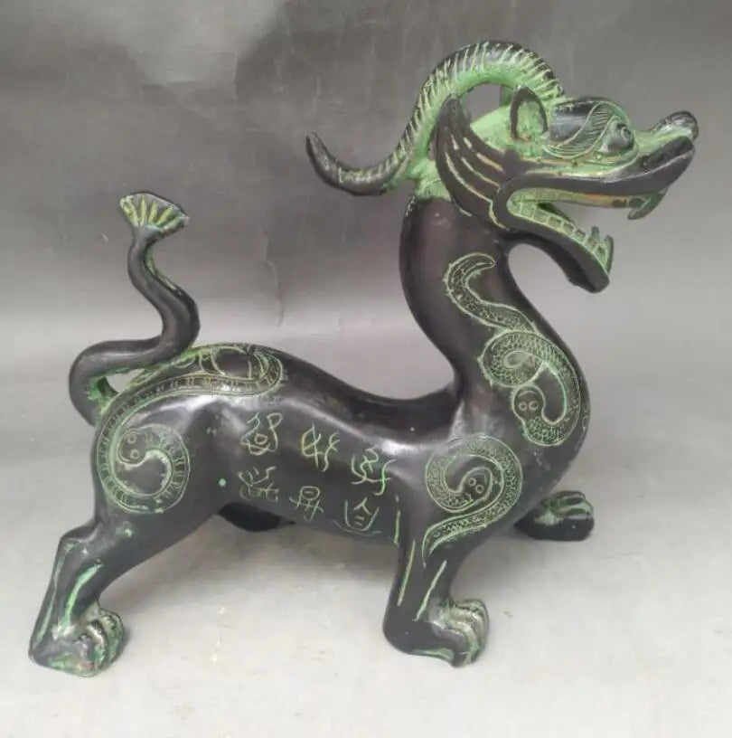 China bronze mythical wild animal crafts statue