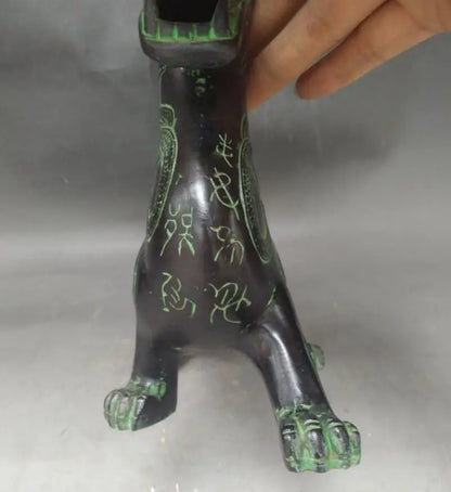 China bronze mythical wild animal crafts statue
