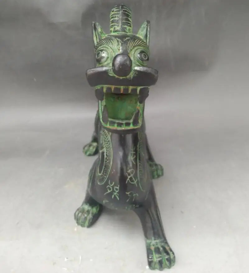 China bronze mythical wild animal crafts statue