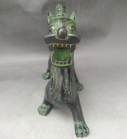 China bronze mythical wild animal crafts statue
