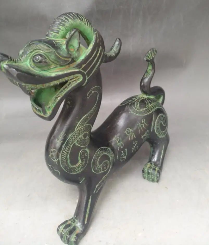 China bronze mythical wild animal crafts statue