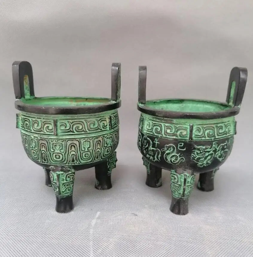 China bronze tripod small crafts statue