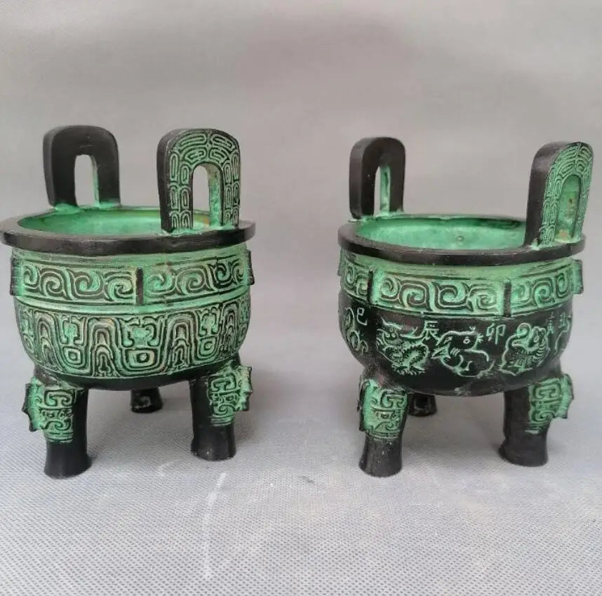 China bronze tripod small crafts statue