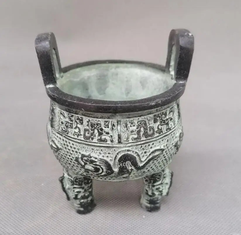 China bronze tripod small crafts statue