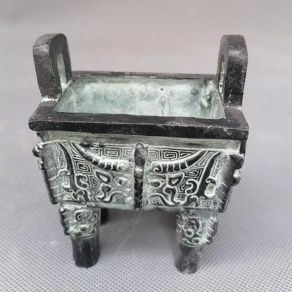 China bronze tripod small crafts statue