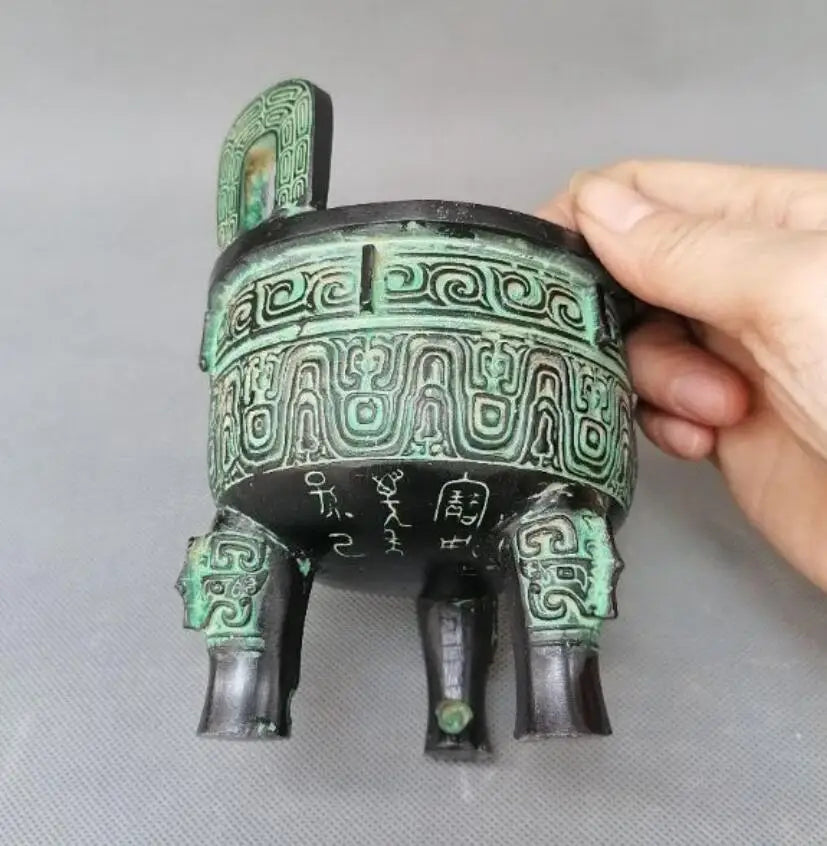 China bronze tripod small crafts statue