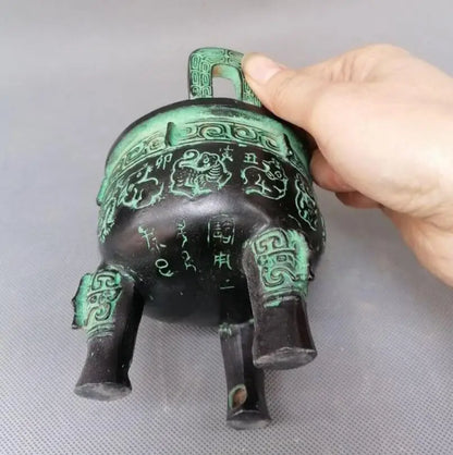 China bronze tripod small crafts statue