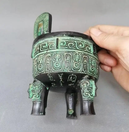 China bronze tripod small crafts statue