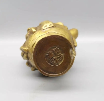 China copper eight immortals flagon crafts statue