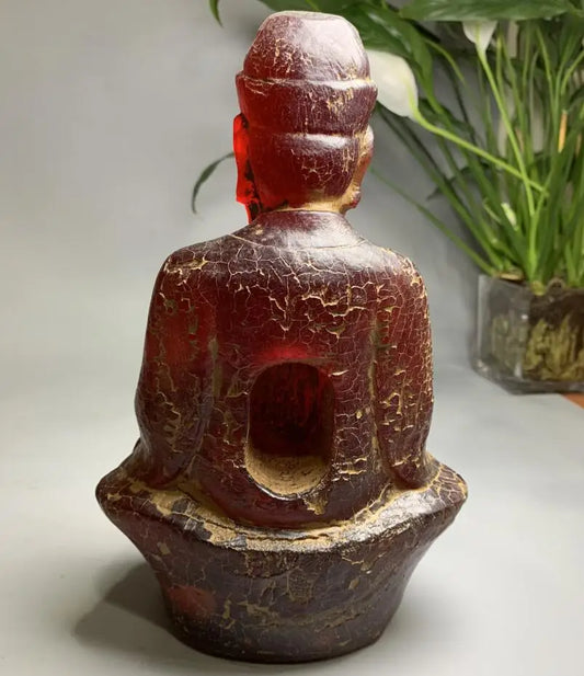 China imitation amber god of wealth crafts statue