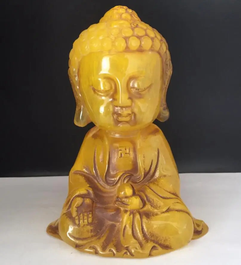 China imitation beeswax Sakyamuni crafts statue