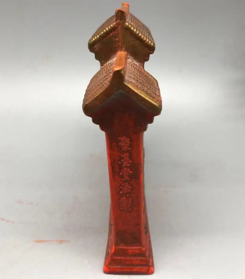 China ink lump ancients write poetry crafts statue