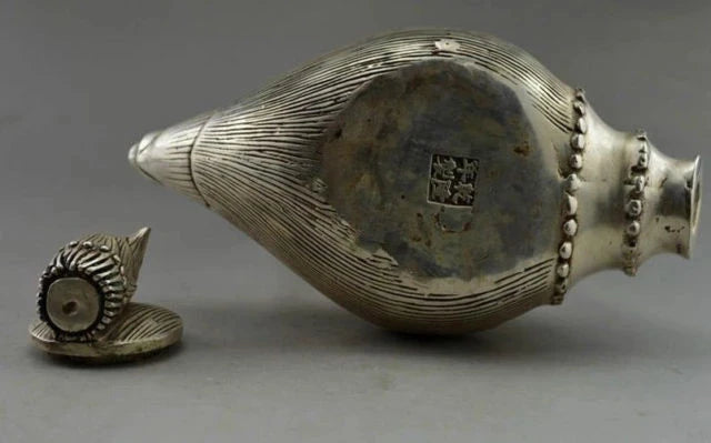 China manually collecting old Tibet silver bamboo, bamboo shoots the teapot