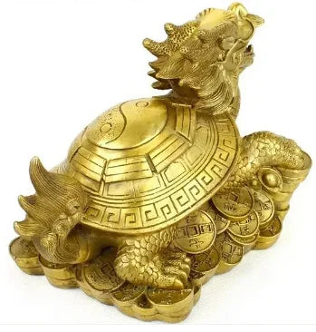 China new brass gossip lucky and furnishing articles dragon turtle