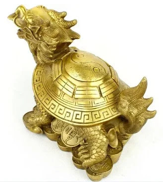 China new brass gossip lucky and furnishing articles dragon turtle