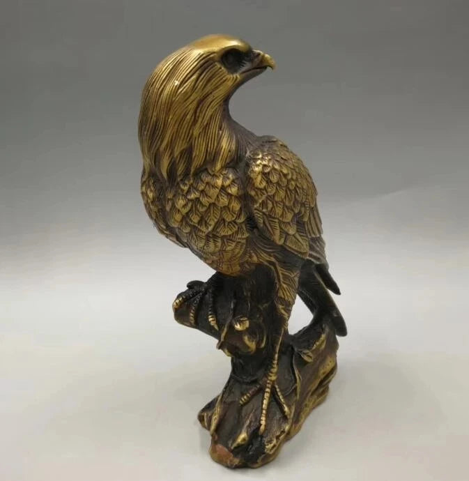 China's archaize brass exquisite workmanship eagle statue