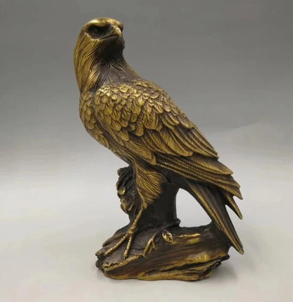China's archaize brass exquisite workmanship eagle statue