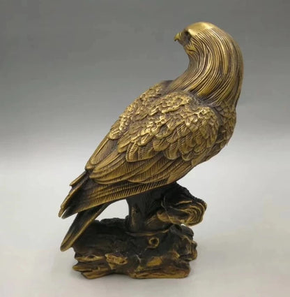 China's archaize brass exquisite workmanship eagle statue