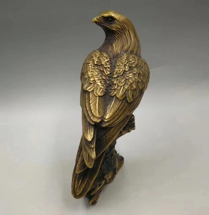 China's archaize brass exquisite workmanship eagle statue