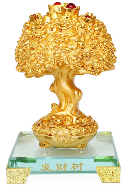 China's feng shui tree statue family decorations and ornaments office living room set home decoration accessories