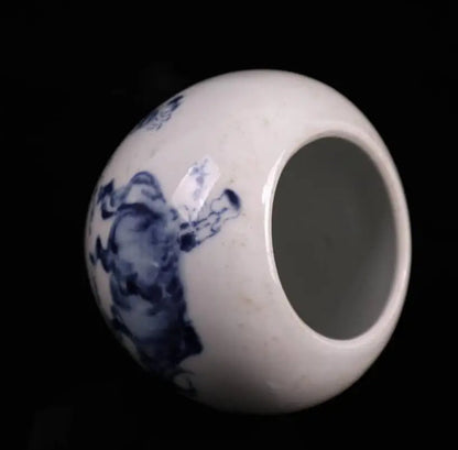 China seiko Blue and white ceramic pen wash crafts statue