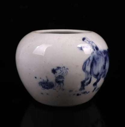 China seiko Blue and white ceramic pen wash crafts statue