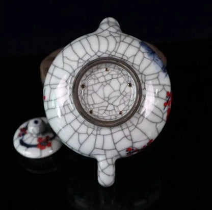 China seiko Blue and white ceramic teapot crafts statue