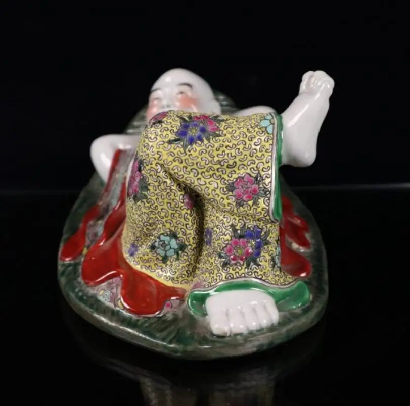 China seiko Pastel ceramic maitreya Buddha crafts statue