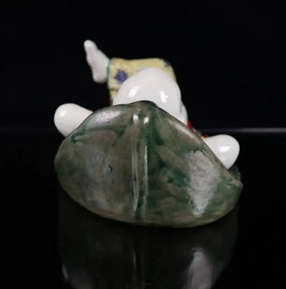 China seiko Pastel ceramic maitreya Buddha crafts statue