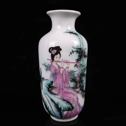 China seiko Pastel ceramic vase crafts statue