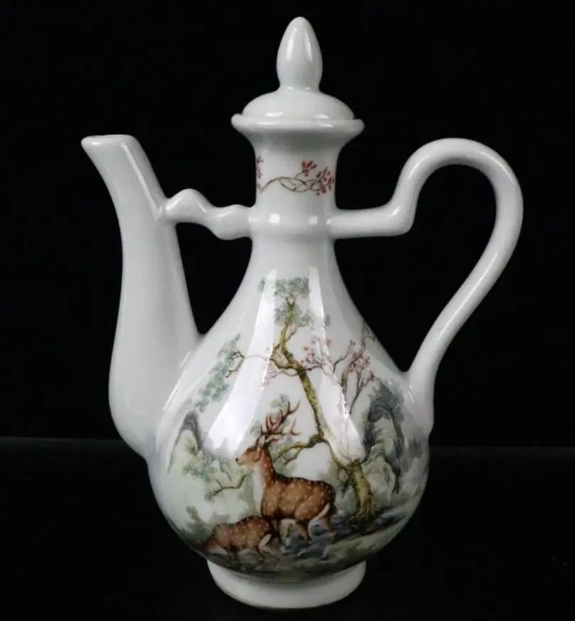 China seiko Pastel ceramic wine pot crafts statue