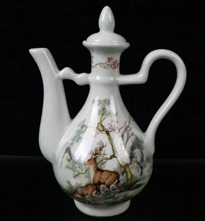 China seiko Pastel ceramic wine pot crafts statue