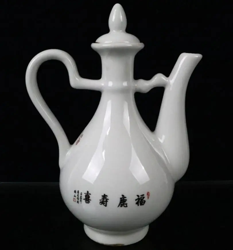 China seiko Pastel ceramic wine pot crafts statue