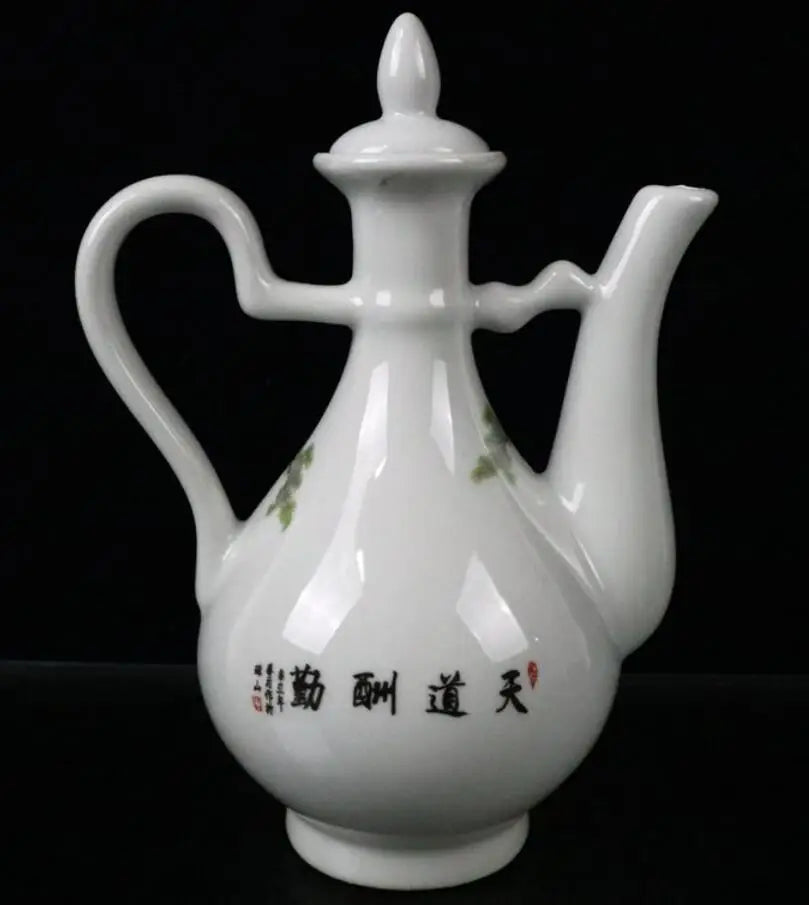 China seiko Pastel ceramic wine pot crafts statue