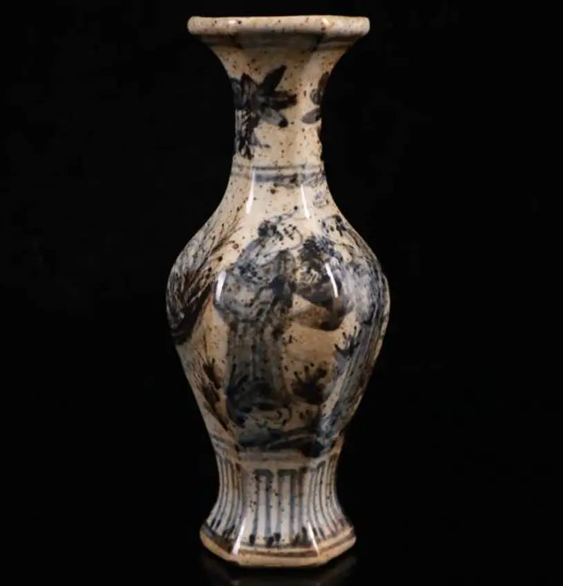 China seiko archaize Blue and white ceramic vase crafts statue