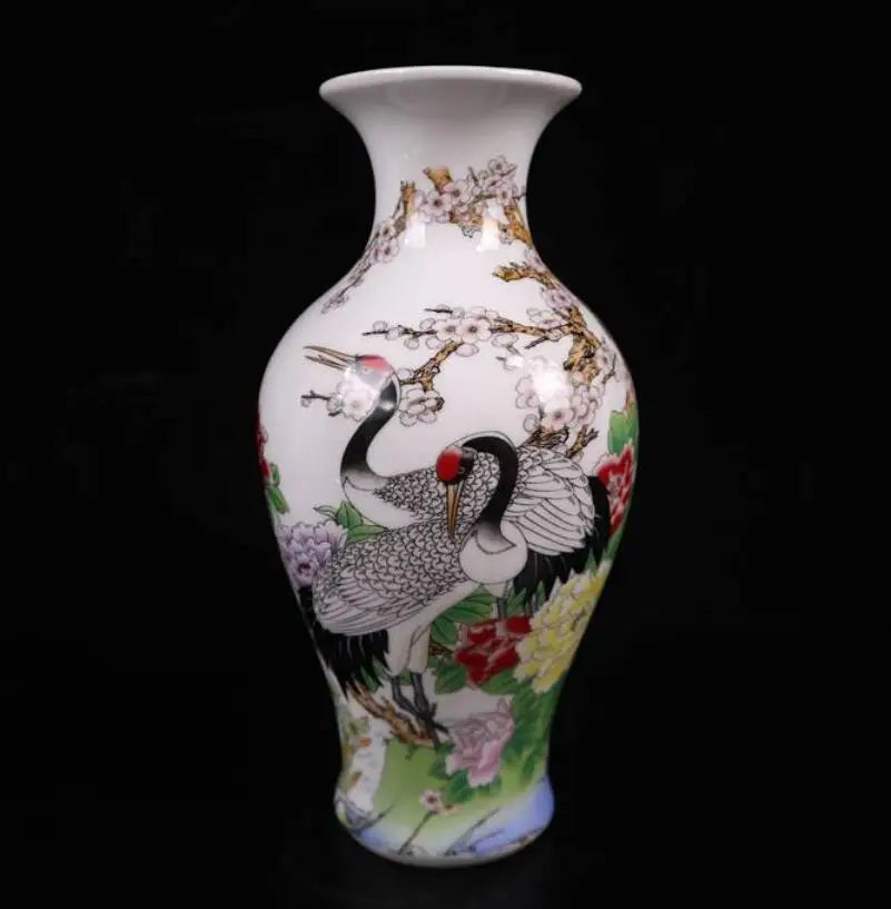 China seiko beautiful Pastel ceramic vase crafts statue