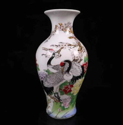 China seiko beautiful Pastel ceramic vase crafts statue