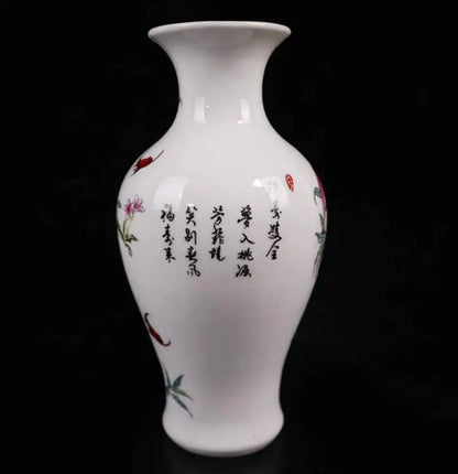 China seiko beautiful Pastel ceramic vase crafts statue
