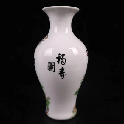China seiko beautiful Pastel ceramic vase crafts statue